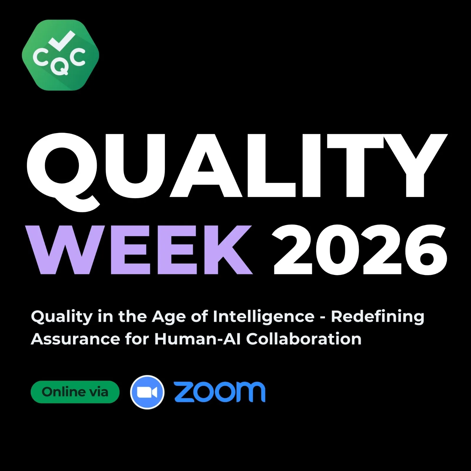 Quality Week 2026 ( Local ) Tickets | MyTickets